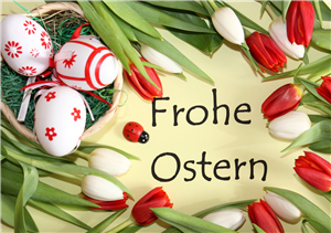{#Frohe Ostern}